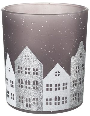 Snow Street Tea Light Holder