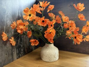 Orange Wild Meadow Poppy Stem - Image 2