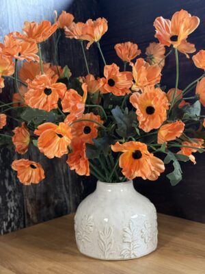 Orange Wild Meadow Poppy Stem - Image 5