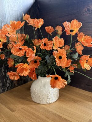 Orange Wild Meadow Poppy Stem - Image 4