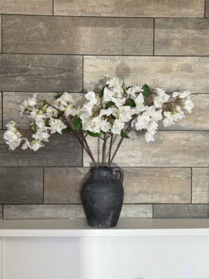 Silk Bougainvillea Stem - Ivory