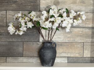 Silk Bougainvillea Stem - Ivory - Image 3