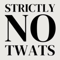 Metal Sign Strictly No