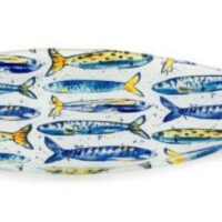 Sardine glass plate