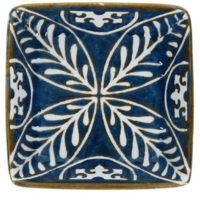 Oriental Square Leaf Design Dipping Bowl