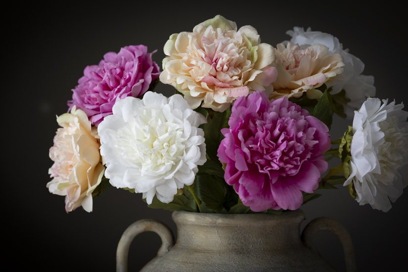 Real Touch Superior Open Peony White - Image 6