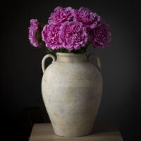 Real Touch Superior Open Peony Hot Pink