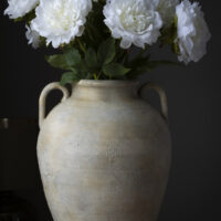 Real Touch Superior Open Peony White